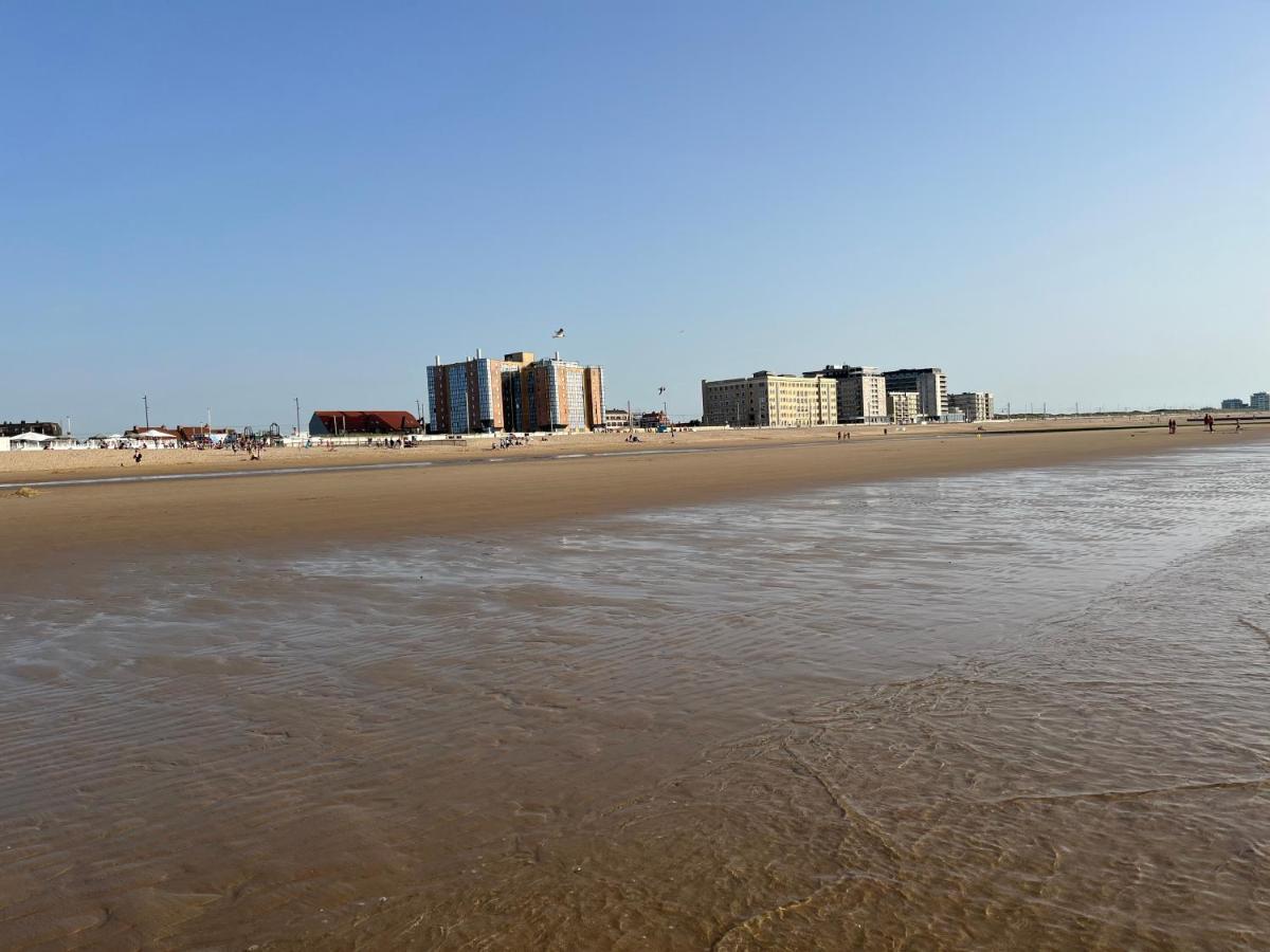 Frontaal Zeezicht In Appartement De Strandjutter 오스텐드 외부 사진